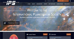 Desktop Screenshot of ips-planetarium.org